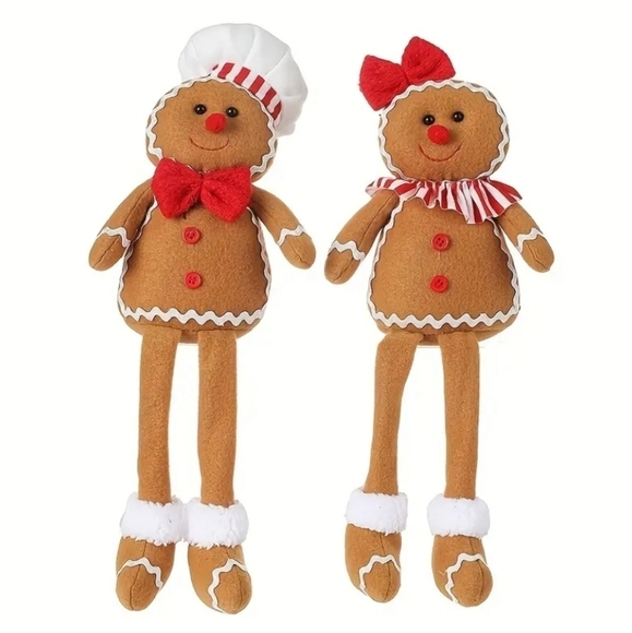 Other - Set of Long Leg Gingerbread Plush